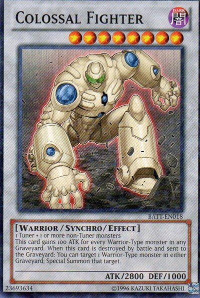 Colossal Fighter (Starfoil) (BATT-EN018) [Battle Pack Tournament Prize Cards]