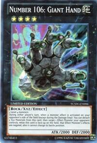 Number 106: Giant Hand (YCSW-EN006) [Yu-Gi-Oh! Championship Series Prize Cards]