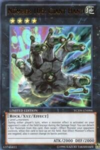 Number 106: Giant Hand (YCSW-EN006) [Yu-Gi-Oh! Championship Series Prize Cards]