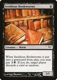 Insidious Bookworms (51a) [Coldsnap Theme Deck Reprints]