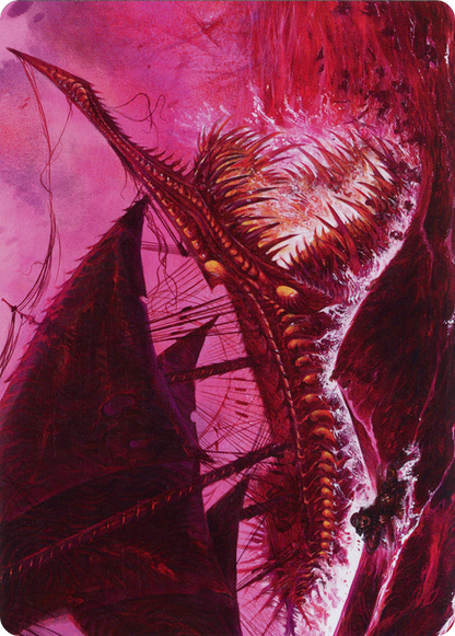 Marauding Dreadship // Marauding Dreadship (AMOM-036) - March of the Machine Art Series (Borderless) Foil