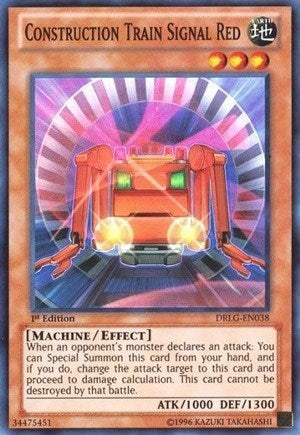 Construction Train Signal Red (DRLG-EN038) [Dragons of Legend]