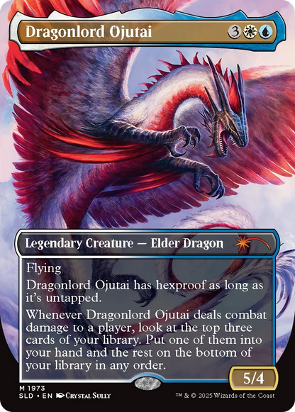 Dragonlord Ojutai (SLD-1973) - Secret Lair Drop (Borderless)