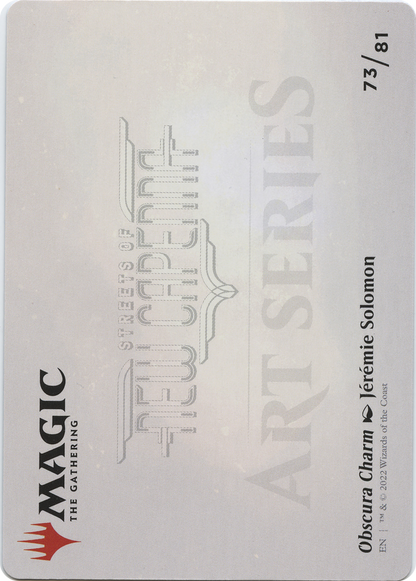 Obscura Charm // Obscura Charm (ASNC-073) - New Capenna Art Series (Borderless) Foil