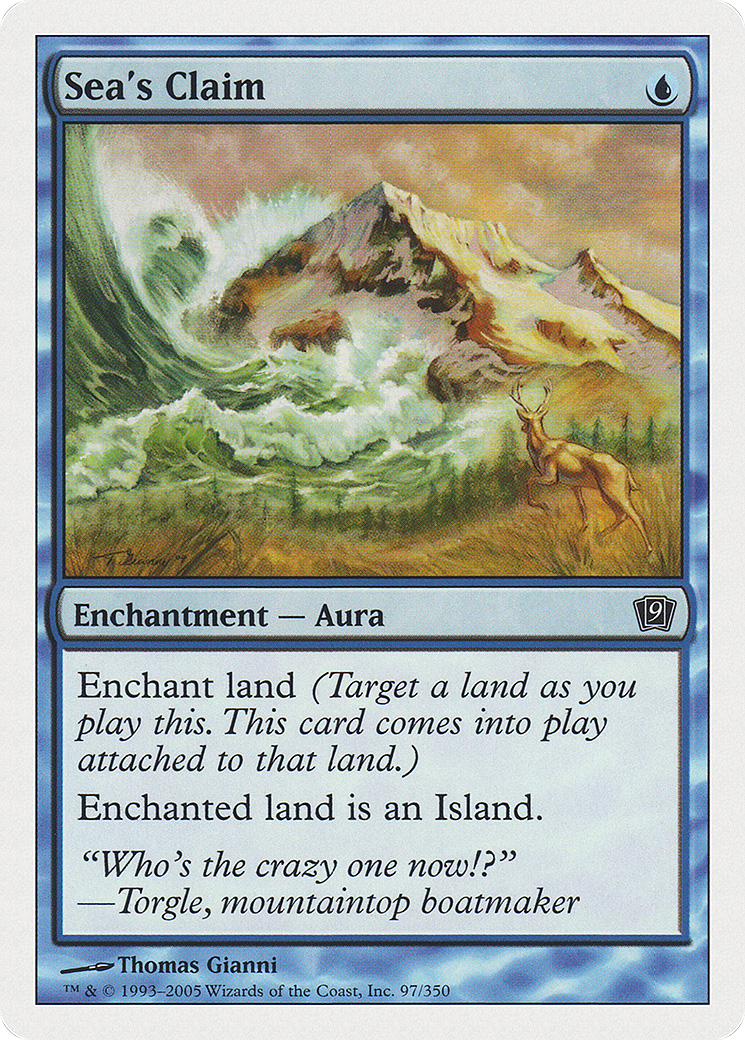 Sea's Claim (9ED-097) - 9th Edition