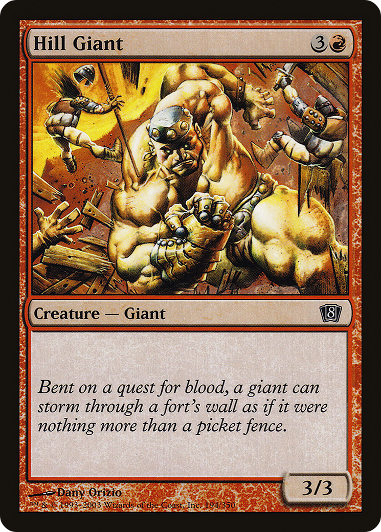 Hill Giant (8ED-194★) - 8th Edition Foil