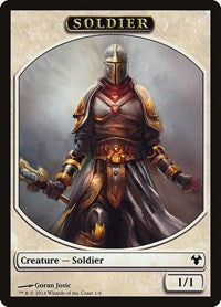 Soldier // Spirit Double-Sided Token (1 // 2) [Magic Modern Event Deck]