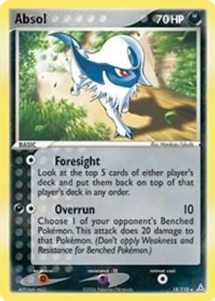 Absol 018  Holon Phantoms - Rare