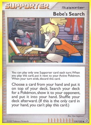 Bebe's Search 119/132  Secret Wonders - Uncommon