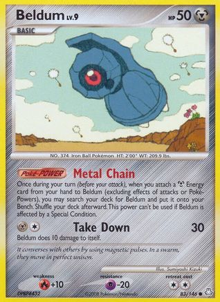 Beldum (83) 083  - Reverse Holofoil Legends Awakened - Common