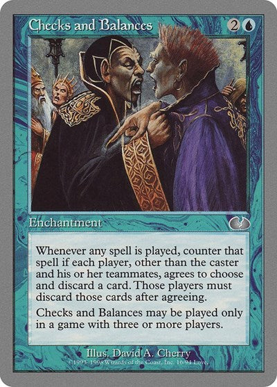 Checks and Balances (16) [Unglued]