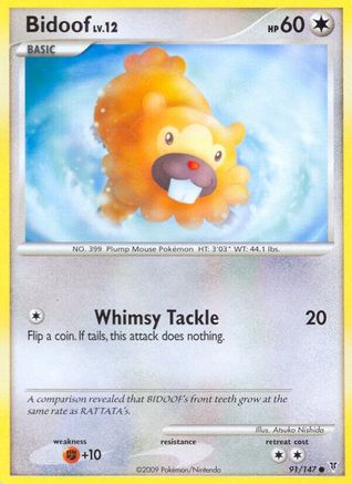 Bidoof 091  Supreme Victors - Common