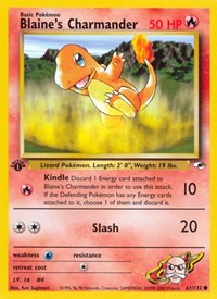 Blaine's Charmander (061/132) [Gym Heroes]