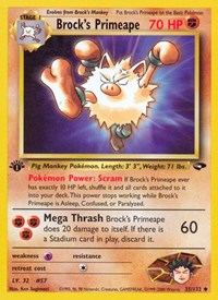 Brock's Primeape (035/132) [Gym Challenge]