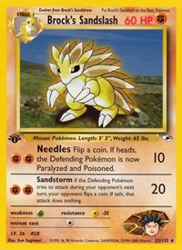 Brock's Sandslash (023/132) [Gym Heroes]