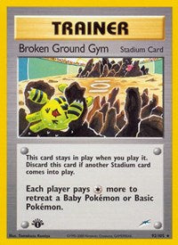 Broken Ground Gym (092/105) [Neo Destiny]