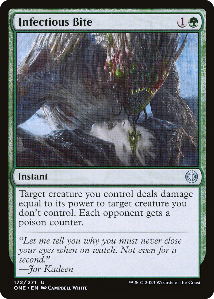 Infectious Bite (ONE-172) - Phyrexia: All Will Be One Foil