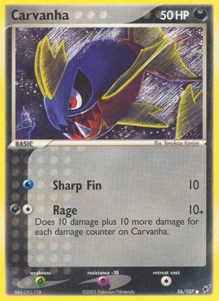 Carvanha 056/107  Deoxys - Common