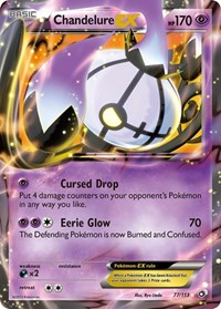 Chandelure EX (77/113) [Legendary Treasures]