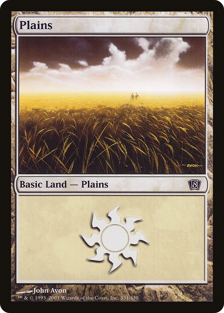Plains (8ED-331★) - 8th Edition Foil