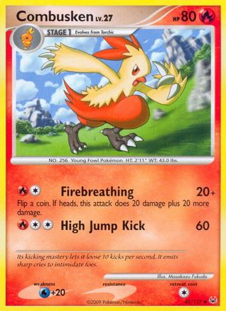 Combusken 045  Platinum - Uncommon