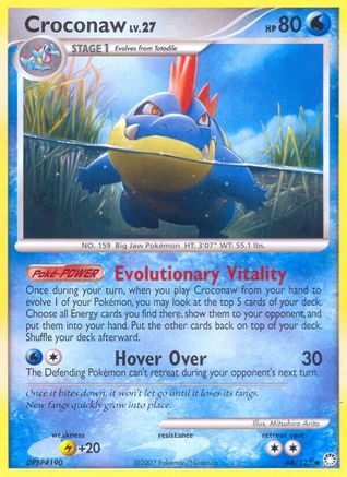 Croconaw 044/123  Mysterious Treasures - Uncommon