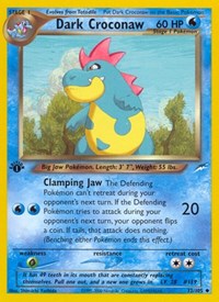 Dark Croconaw (032/105) [Neo Destiny]