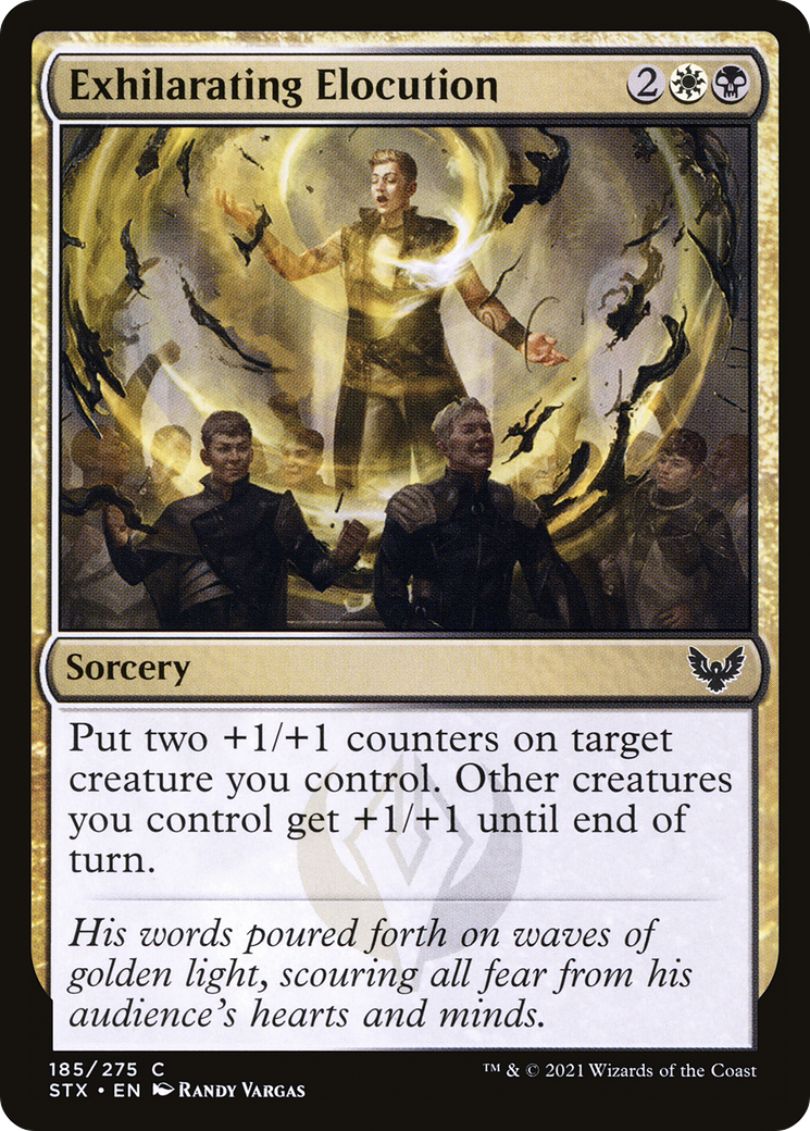 Exhilarating Elocution (STX-185) - Strixhaven: School of Mages