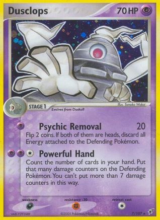 Dusclops 007  - Reverse Holofoil Deoxys - Holo Rare