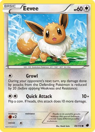 Eevee (89) 089/116  Plasma Freeze - Common