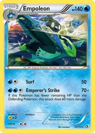 Empoleon 035/113  Legendary Treasures - Rare
