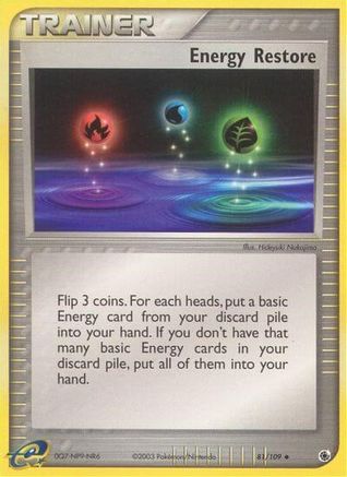 Energy Restore 081  - Reverse Holofoil Ruby and Sapphire - Uncommon
