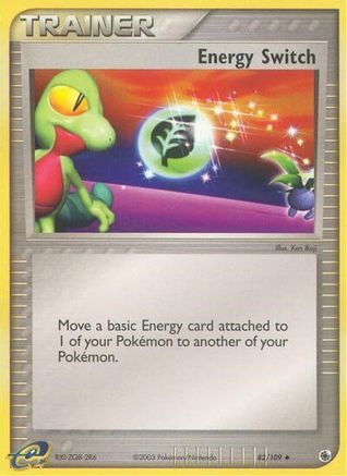 Energy Switch 082  - Reverse Holofoil Ruby and Sapphire - Uncommon