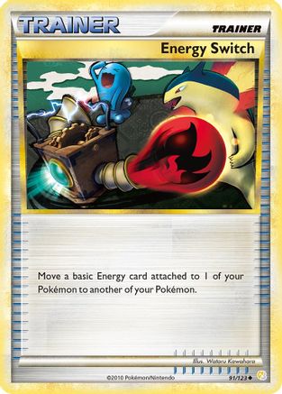 Energy Switch 091/123  HeartGold SoulSilver - Uncommon