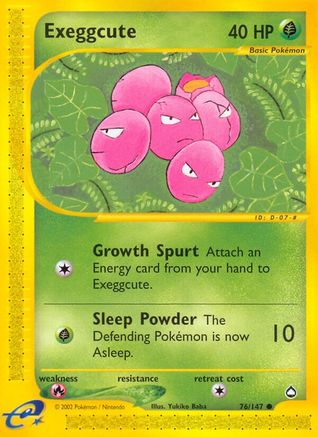 Exeggcute (76) 076/147  Aquapolis - Common