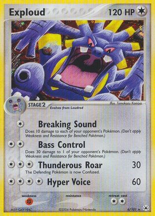 Exploud 006  - Holofoil Hidden Legends - Holo Rare