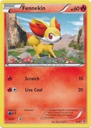 Fennekin 008  Kalos Starter Set - Common