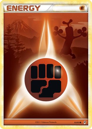 Fighting Energy 093  - Holofoil Call of Legends - Common