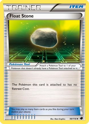 Float Stone 099/116  - Reverse Holofoil Plasma Freeze - Uncommon