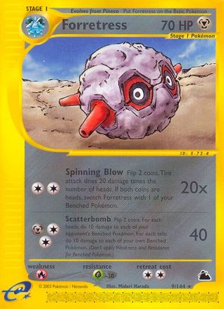 Forretress (9) 009  Skyridge - Rare