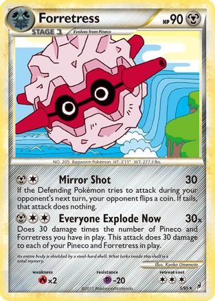 Forretress 005  - Holofoil Call of Legends - Holo Rare