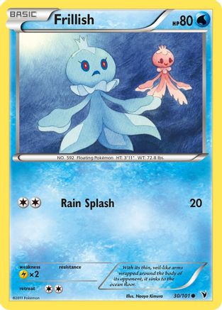Frillish 030  - Reverse Holofoil Noble Victories - Common