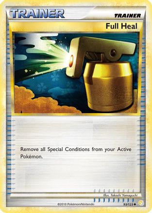 Full Heal 093  - Reverse Holofoil HeartGold SoulSilver - Uncommon