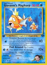 Giovanni's Magikarp (073/132) [Gym Challenge]