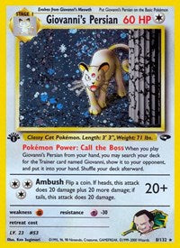 Giovanni's Persian (008/132) [Gym Challenge]