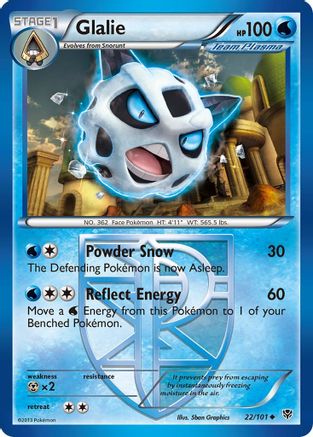 Glalie (Team Plasma) 022/101  Plasma Blast - Uncommon