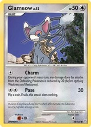 Glameow 083  Diamond and Pearl - Common