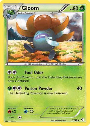 Gloom 002  - Reverse Holofoil Boundaries Crossed - Uncommon