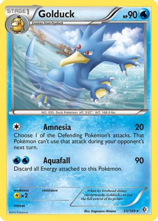 Golduck (35) 035  Boundaries Crossed - Rare
