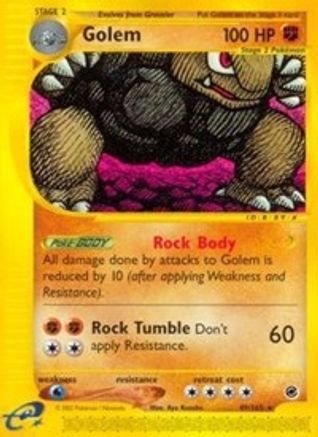 Golem (49) 049  - Reverse Holofoil Expedition - Rare